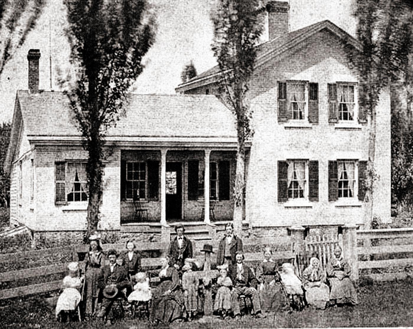 Heimen til Torstein E. Rokne, ca. 1873