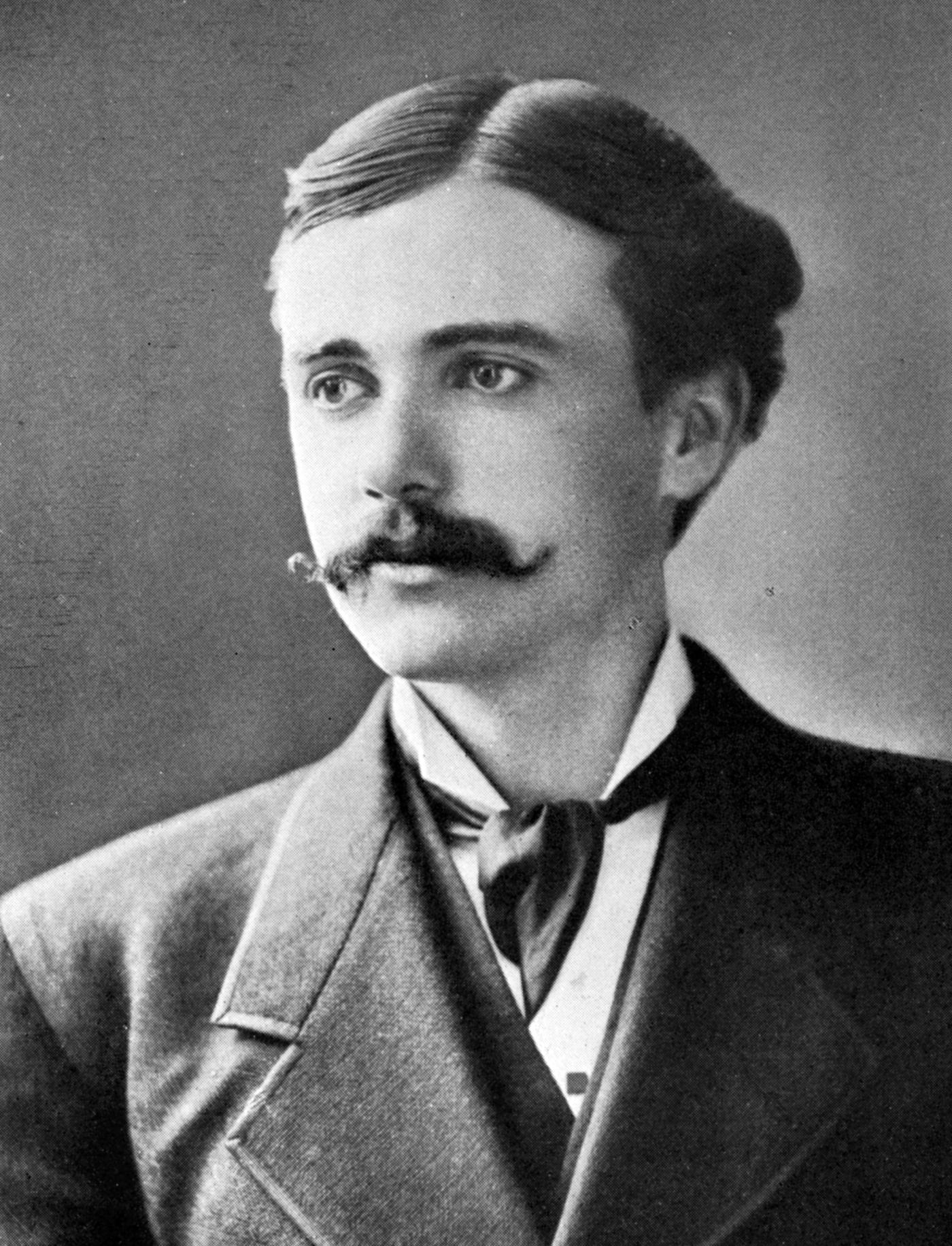 Victor Lawson (1850–1925), fotografert rundt 1875. (Faksimile frå Dennis 1935)
