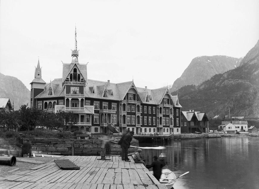 Det andre Hotel Hardanger i Odda vart bygd i 1896