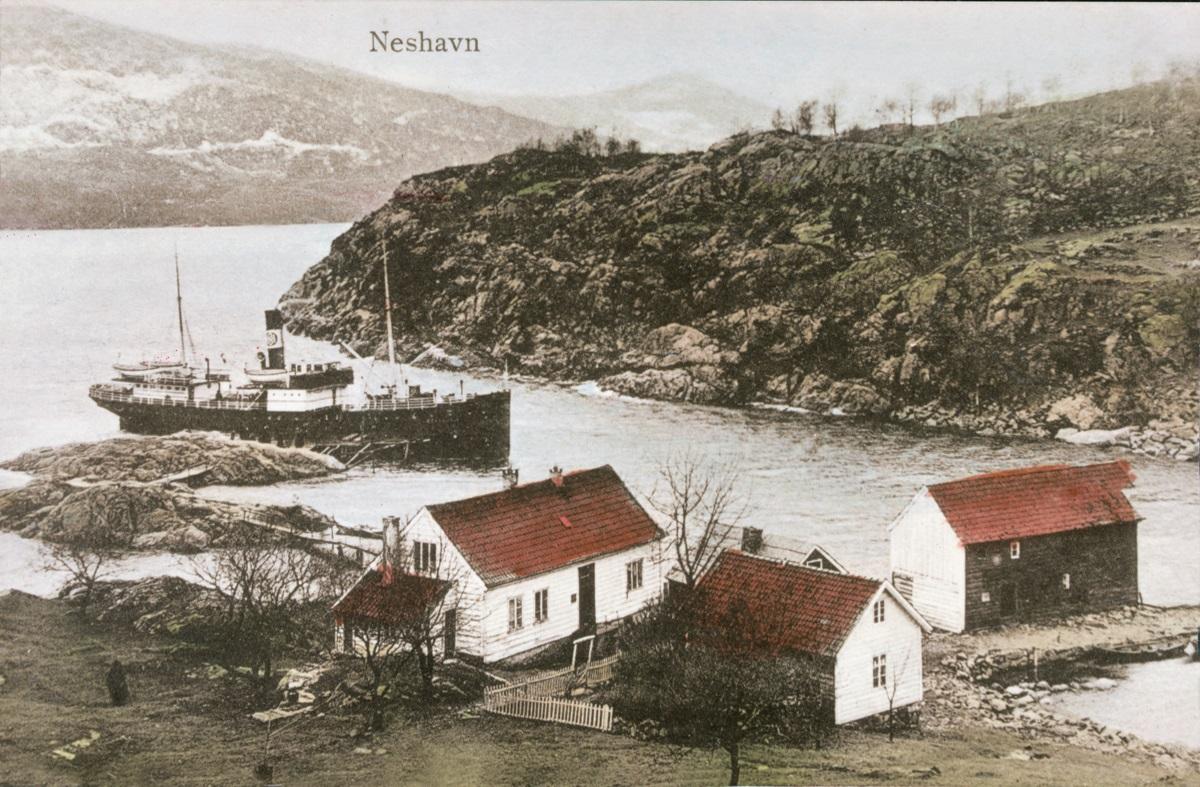 Landhandelen i Neshamn, Tysnes kring 1910