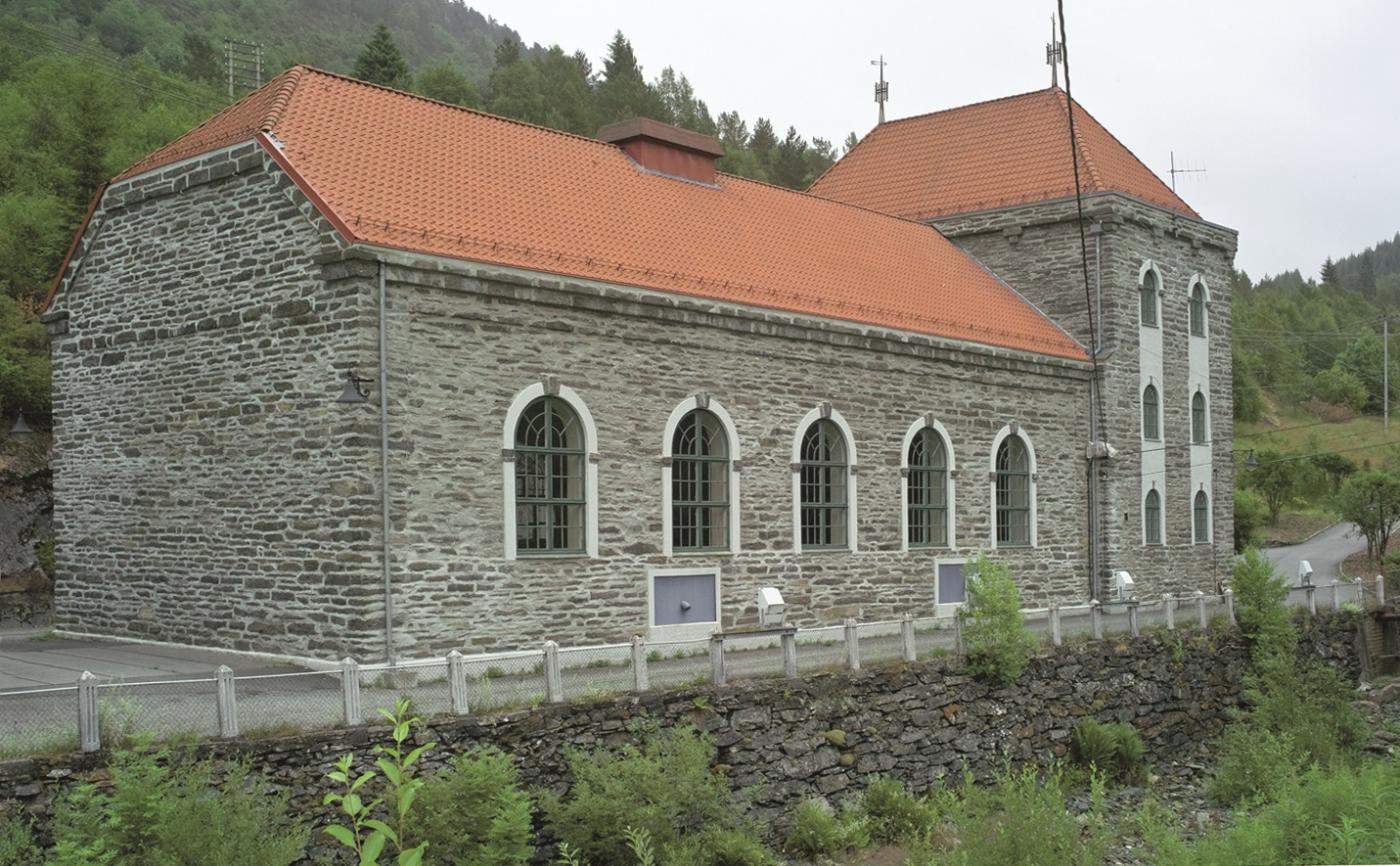 Kraftverket ved Herlandsfossen, Osterøy