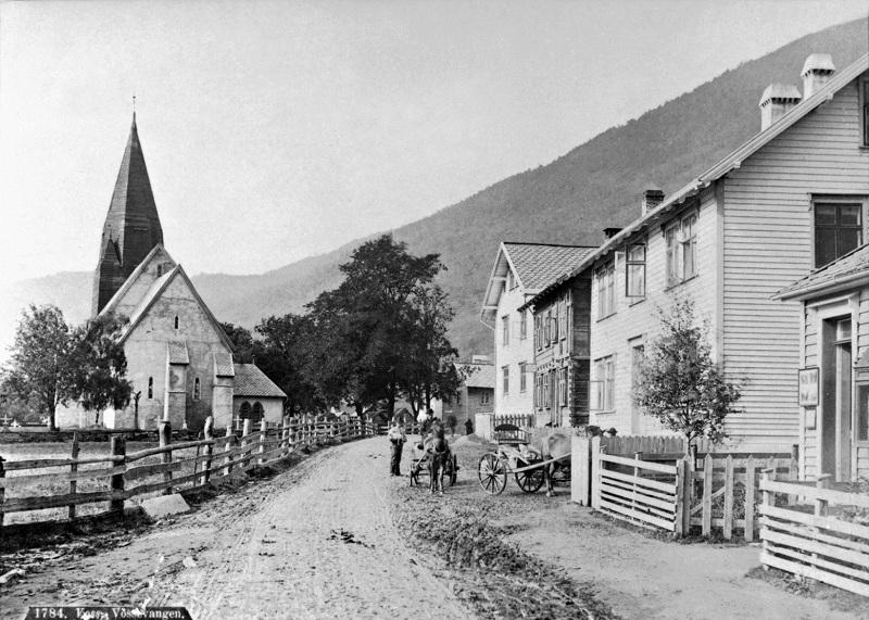 Vossevangen kring 1890