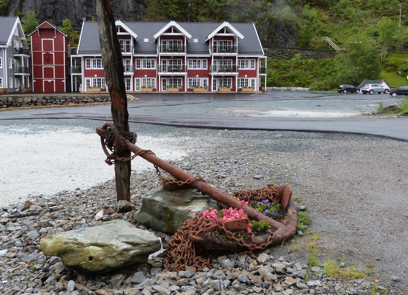 Skipsankeret i Buvikja i Kalvåg.