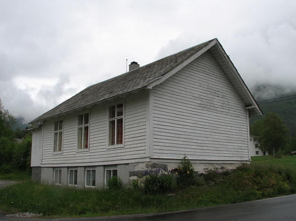 Haukedalen forsamlingshus på Gjerland i Haukedalen.