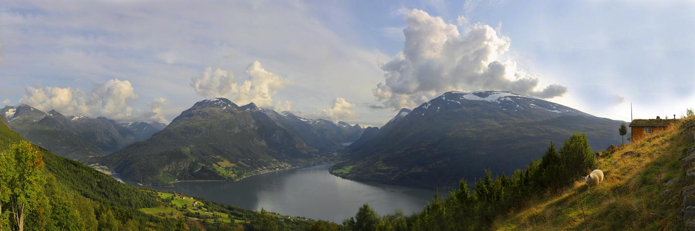 Nordfjorden med Oldefjorden.