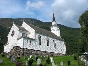 Norum kyrkje i Sogndal kommune, tidlegare Ølmeim kyrkje, vart bygd i 1863