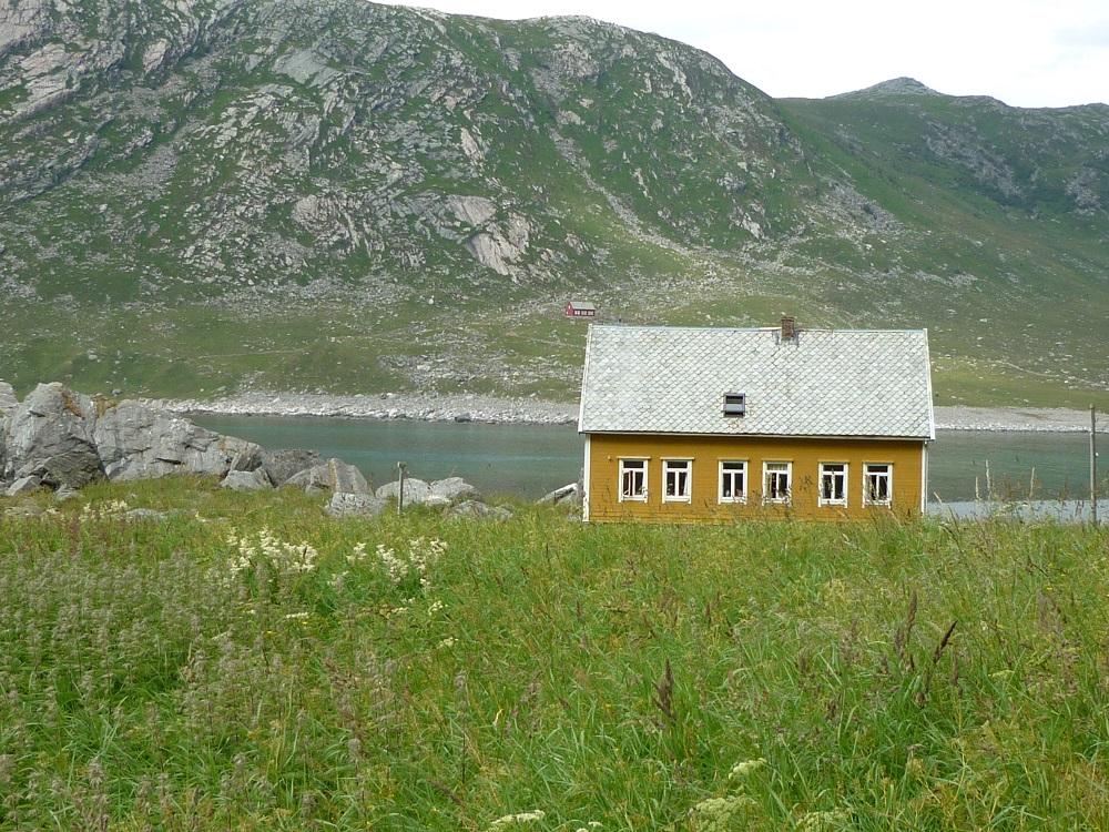 Våningshusa på gardsbruka Vetvika (nærast) og Solheim er haldne i god stand. Løene og uthusa er borte, men grunnmurane står att. 