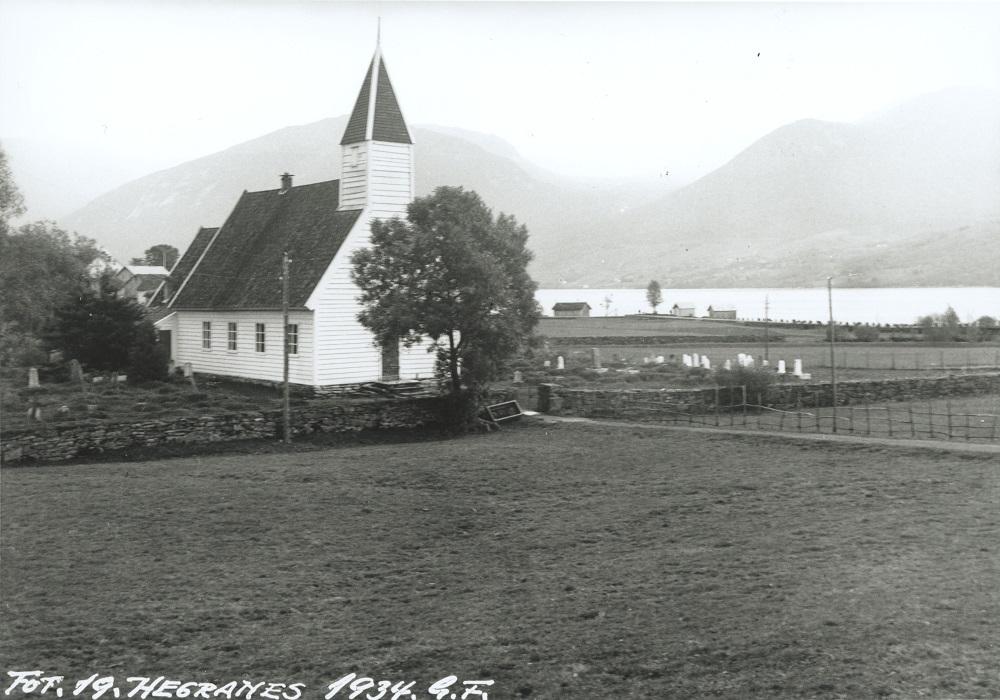 Ålhus kyrkje 1934.
