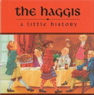 <p>Bokomslaget p&aring; Clarisse Dickons Wright si bok, The Haggis (1996).</p>