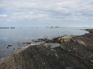 <p>Utsyn fr&aring; Kinn mot Ytr&oslash;yna, ei gruppe sm&aring;&oslash;yar, holmar og skjer. Kystfyret Ytter&oslash;yane fyr st&aring;r p&aring; &oslash;ya Ternehaug.</p>