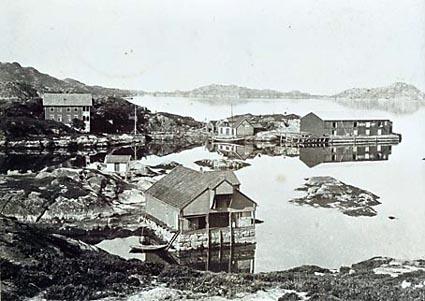 Skjerjehamn i glanstida rundt 1900.

