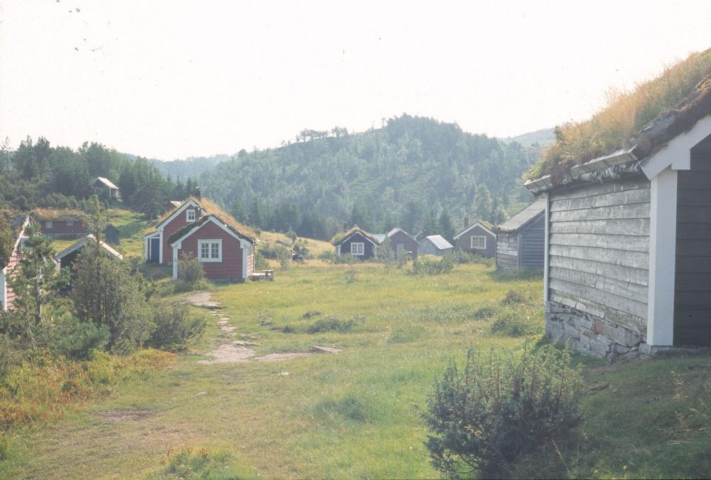 Stor romsleg støl med mange hus.