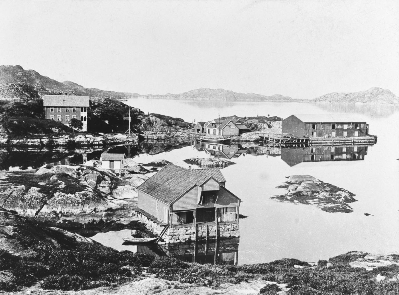 Skjerjehamn i oppgangstida rundt 1900.