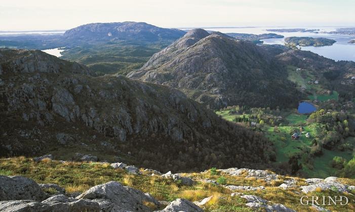 Frå Gaustadfjellet mot nord