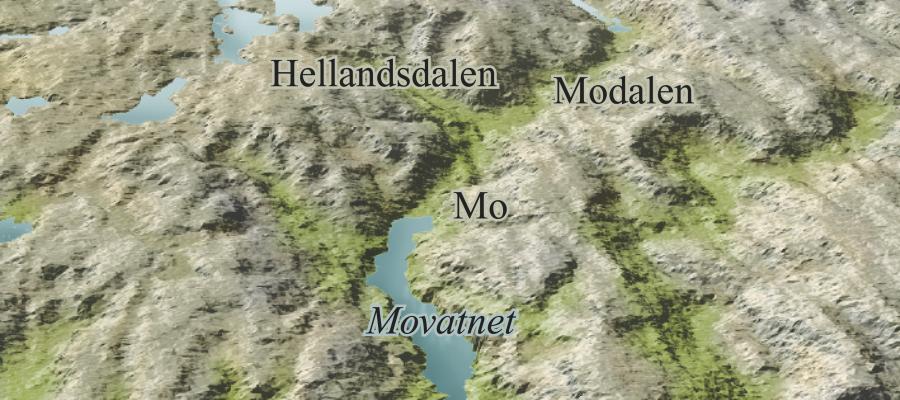 Mofjorden vart til Movatnet