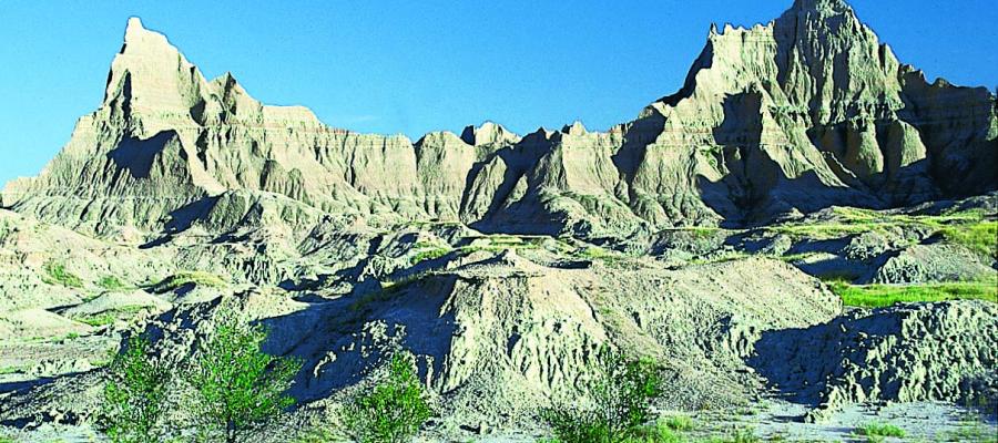 Fra Badlands, Sør-Dakota. 