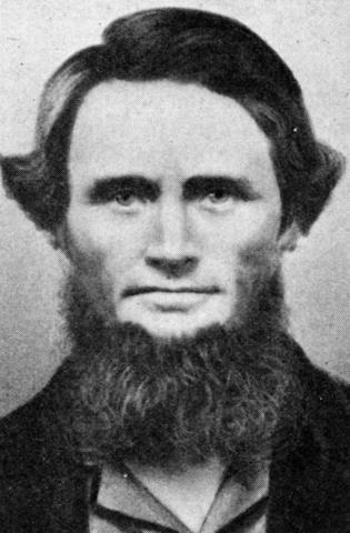 Arne Vinje (1820–1903). (Faksimile frå Rene 1930)