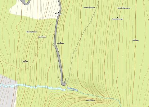 Domstolen i Bjordal, Høyanger kommune.