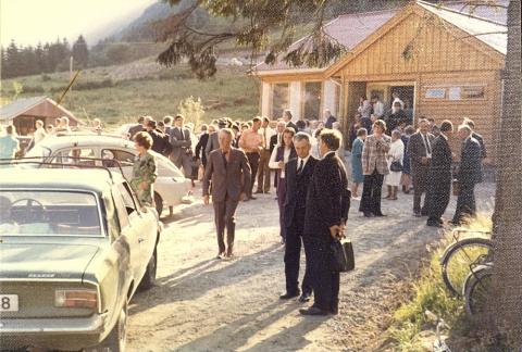 Frå vigslingsdagen, søndag 14. juli 1973.