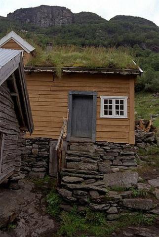 Stovehuset på Sinjarheim skal vera bygd kring 1830 av tømmer som vart frakta over fjellet frå Nordheimsdalen. I 1878 skal det ha vore føreteke ein del ombygging av husa på garden. Då fekk stoverommet figurdekorasjonar.
