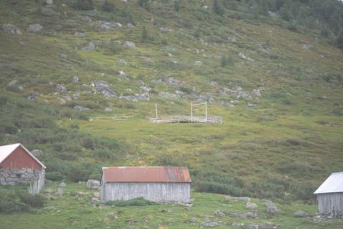 Danseplassen ligg over stølen.