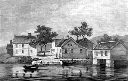 Skjerjehamn frå 1870.