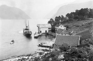 Landhandel på Ænes, 1880-åra