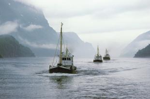 Sandskøyter. Bilete frå 1980-talet 