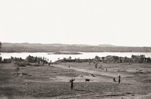 Frå Lygra mot vest, om lag 1910